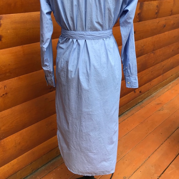 🎁 Gap Collarless Button Shirt Dress with Selftie - Picture 2 of 7